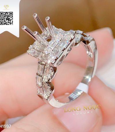 Nhẫn Nữ Kim Cương N1597 Kim Cương Giá Tốt