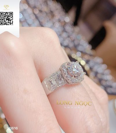 Nhẫn Nữ Kim Cương N1616 Kim Cương Giá Tốt