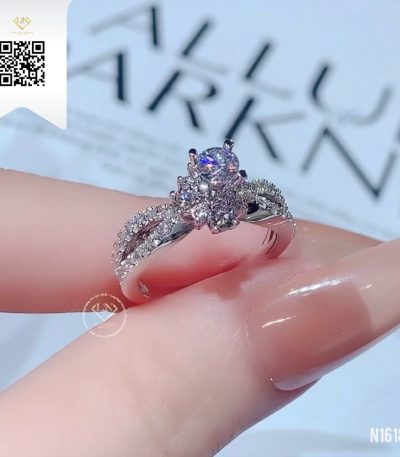 Nhẫn Nữ Kim Cương N1618 Kim Cương Giá Tốt