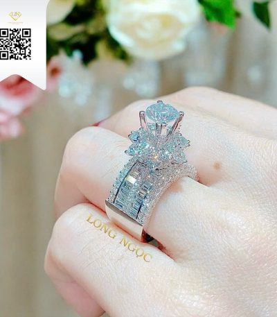Nhẫn Nữ Kim Cương N16301 Kim Cương Giá Tốt