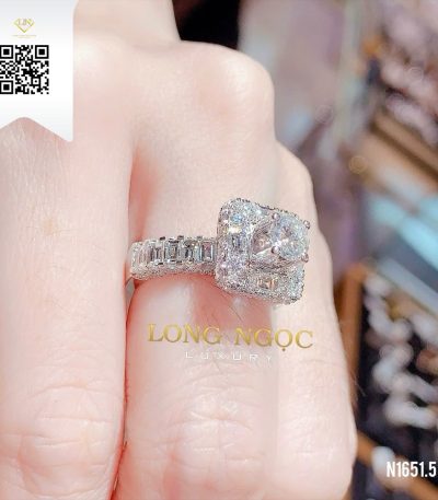 Nhẫn Nữ Kim Cương N16515 Kim Cương Giá Tốt