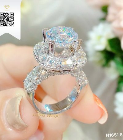Nhẫn Nữ Kim Cương N16516 Kim Cương Giá Tốt