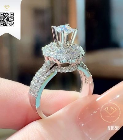 Nhẫn Nữ Kim Cương N1656 Kim Cương Giá Tốt