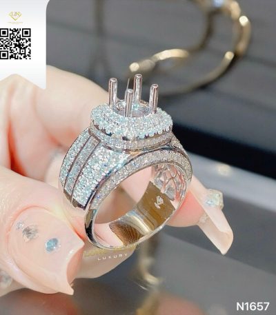 Nhẫn Nữ Kim Cương N1657 Kim Cương Giá Tốt