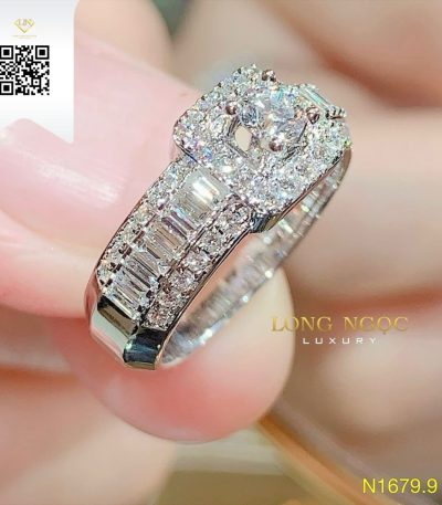 Nhẫn Nữ Kim Cương N16799 Kim Cương Giá Tốt
