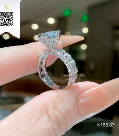 Nhẫn Nữ Kim Cương N16887 Kim Cương Giá Tốt