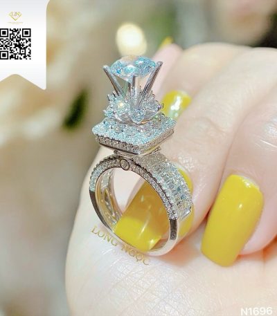 Nhẫn Nữ Kim Cương N1696 Kim Cương Giá Tốt