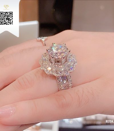 Nhẫn Nữ Kim Cương N17041 Kim Cương Giá Tốt