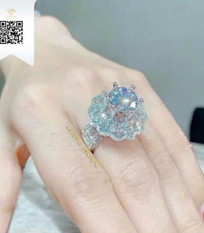 Nhẫn Nữ Kim Cương N17043 Kim Cương Giá Tốt