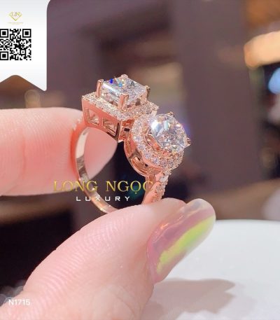 Nhẫn Nữ Kim Cương N1715 Kim Cương Giá Tốt