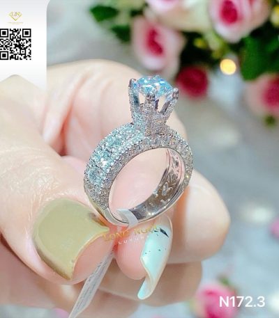 Nhẫn Nữ Kim Cương N1723 Kim Cương Giá Tốt