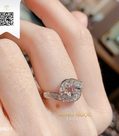 Nhẫn Nữ Kim Cương N1801 Kim Cương Giá Tốt