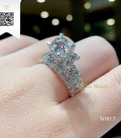 Nhẫn Nữ Kim Cương N1817 Kim Cương Giá Tốt