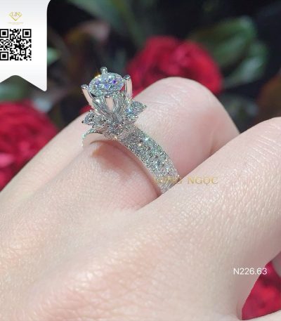 Nhẫn Nữ Kim Cương N22663 Kim Cương Giá Tốt