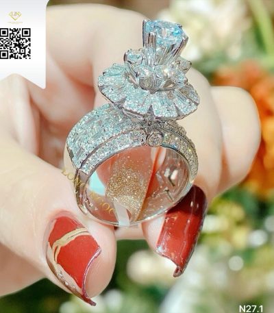 Nhẫn Nữ Kim Cương N271 Kim Cương Giá Tốt
