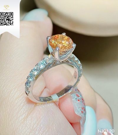 Nhẫn Nữ Kim Cương N30120 Kim Cương Giá Tốt