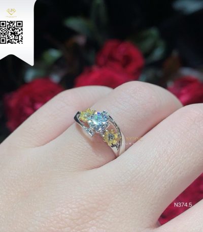 Nhẫn Nữ Kim Cương N3745 Kim Cương Giá Tốt