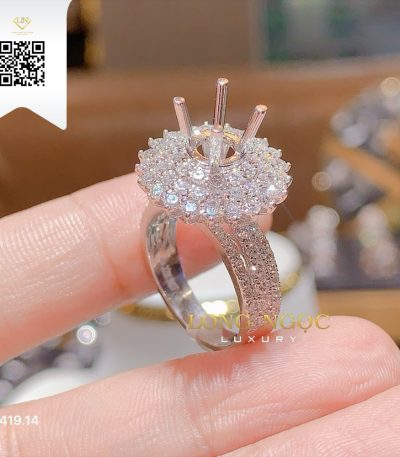 Nhẫn Nữ Kim Cương N41914 Kim Cương Giá Tốt