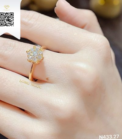 Nhẫn Nữ Kim Cương N43327 Kim Cương Giá Tốt