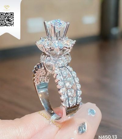 Nhẫn Nữ Kim Cương N45013 Kim Cương Giá Tốt