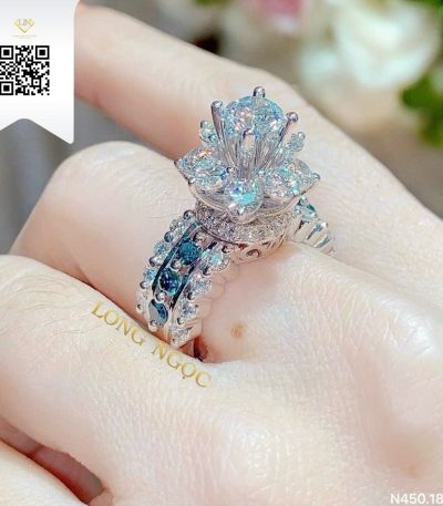 Nhẫn Nữ Kim Cương N45018 Kim Cương Giá Tốt
