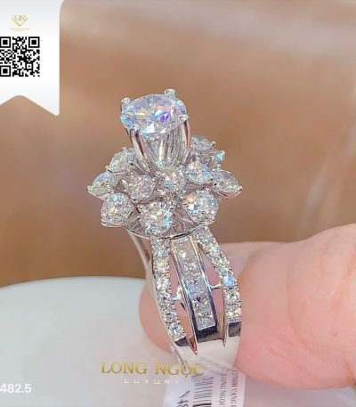 Nhẫn Nữ Kim Cương N4825 Kim Cương Giá Tốt