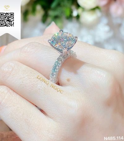 Nhẫn Nữ Kim Cương N485114 Kim Cương Giá Tốt