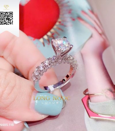 Nhẫn Nữ Kim Cương N485116 Kim Cương Giá Tốt