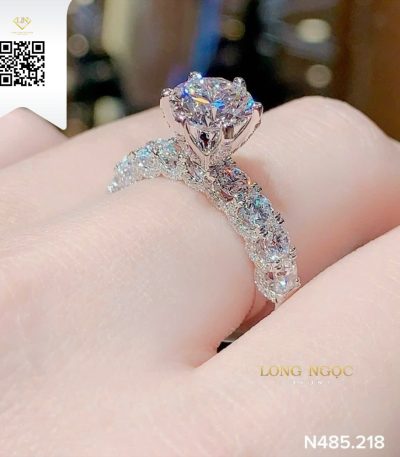 Nhẫn Nữ Kim Cương N485218 Kim Cương Giá Tốt