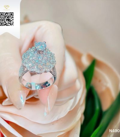 Nhẫn Nữ Kim Cương N490 Kim Cương Giá Tốt