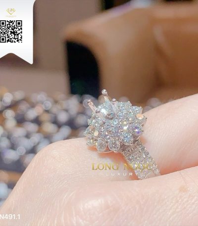Nhẫn Nữ Kim Cương N4911 Kim Cương Giá Tốt