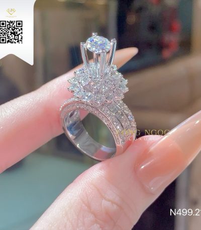 Nhẫn Nữ Kim Cương N49921 Kim Cương Giá Tốt