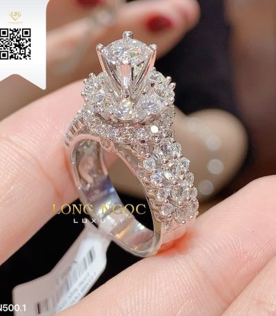 Nhẫn Nữ Kim Cương N5001 Kim Cương Giá Tốt
