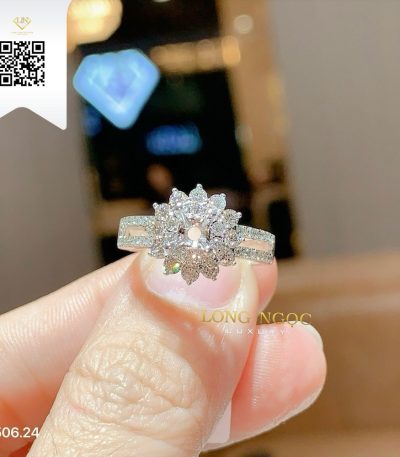 Nhẫn Nữ Kim Cương N50624 Kim Cương Giá Tốt