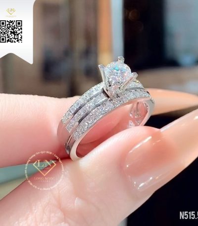 Nhẫn Nữ Kim Cương N5155 Kim Cương Giá Tốt