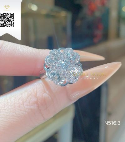 Nhẫn Nữ Kim Cương N5163 Kim Cương Giá Tốt