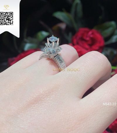 Nhẫn Nữ Kim Cương N54322 Kim Cương Giá Tốt