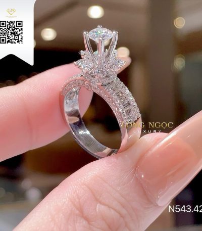 Nhẫn Nữ Kim Cương N54342 Kim Cương Giá Tốt