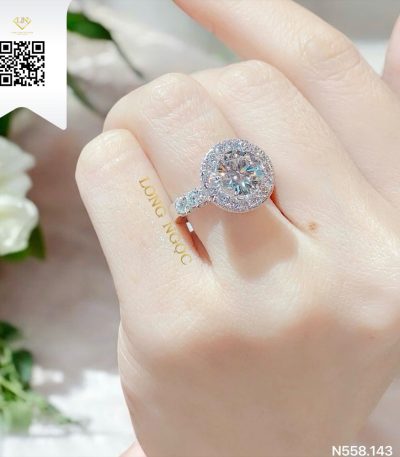 Nhẫn Nữ Kim Cương N558143 Kim Cương Giá Tốt