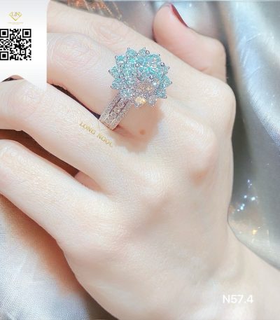 Nhẫn Nữ Kim Cương N574 Kim Cương Giá Tốt