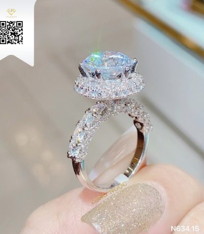 Nhẫn Nữ Kim Cương N63415 Kim Cương Giá Tốt