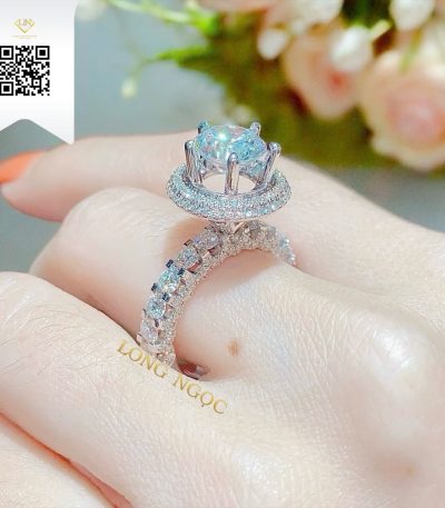 Nhẫn Nữ Kim Cương N63427 Kim Cương Giá Tốt