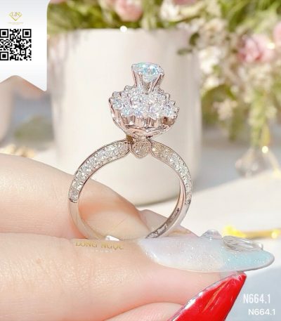 Nhẫn Nữ Kim Cương N6641 Kim Cương Giá Tốt