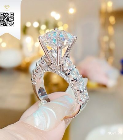Nhẫn Nữ Kim Cương N67128 Kim Cương Giá Tốt