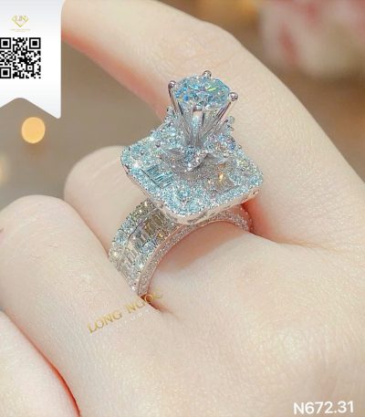 Nhẫn Nữ Kim Cương N67231 Kim Cương Giá Tốt
