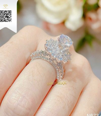 Nhẫn Nữ Kim Cương N67342 Kim Cương Giá Tốt
