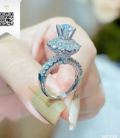 Nhẫn Nữ Kim Cương N67343 Kim Cương Giá Tốt