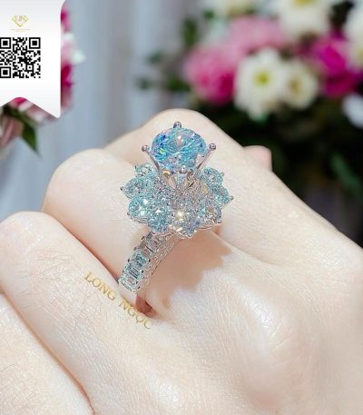 Nhẫn Nữ Kim Cương N67356 Kim Cương Giá Tốt