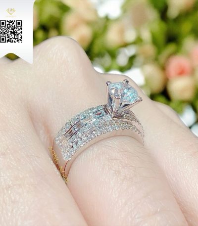 Nhẫn Nữ Kim Cương N6745 Kim Cương Giá Tốt