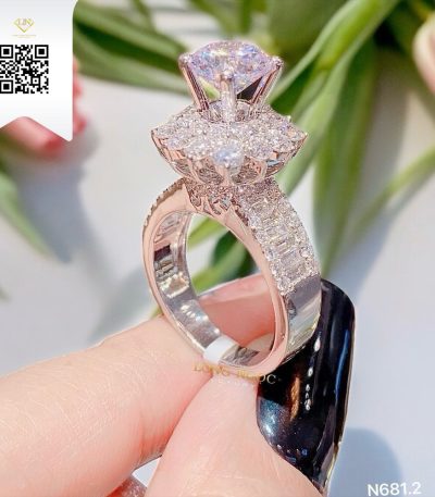 Nhẫn Nữ Kim Cương N6812 Kim Cương Giá Tốt